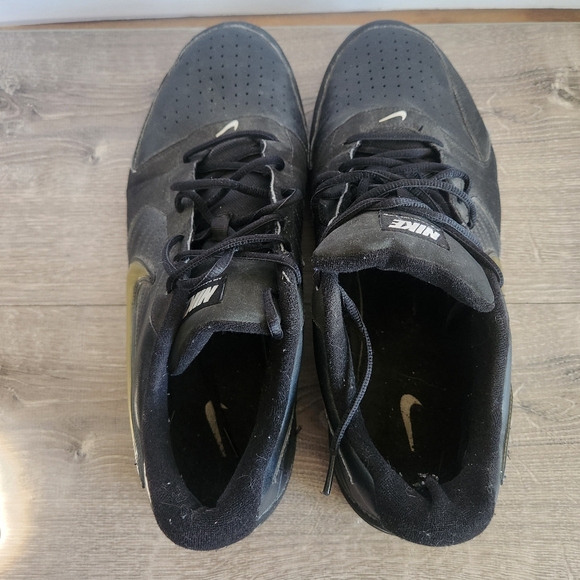 Nike Air Baseline Low Athletic Basketball Shoes Sneakers Mens Size 15 Black READ - Picture 6 of 11